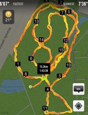 Путяевский лабиринт 2014 - трасса