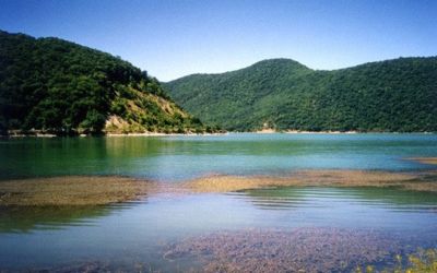 Проплыв через озеро Абрау 30 августа 2014 года